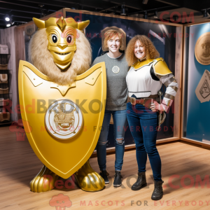 Mascot character of a Gold...
