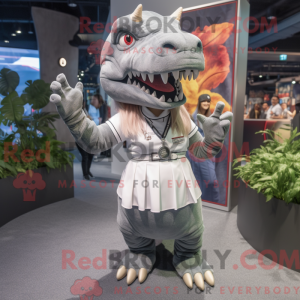 Mascot character of a Gray...