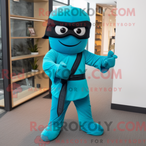 Personagem de máscara de um...
