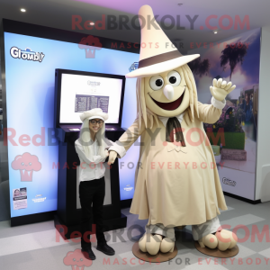 Mascot character of a Cream...
