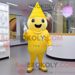 Mascot character of a Lemon...