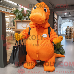 Maskot karakter af en...
