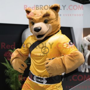 Mascot character of a Gold...