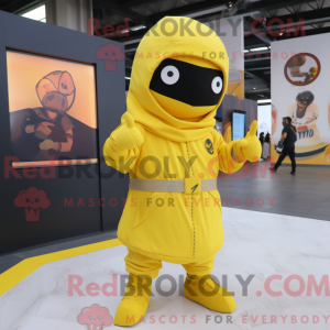Mascottekarakter van een...