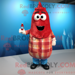 Mascot character of a Blue...