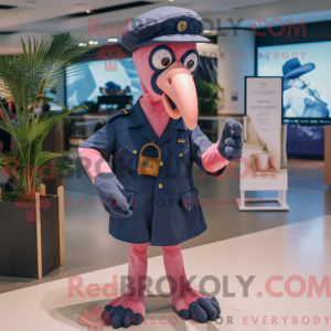 Mascot character of a Navy...