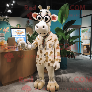 Mascot character of a Cream...