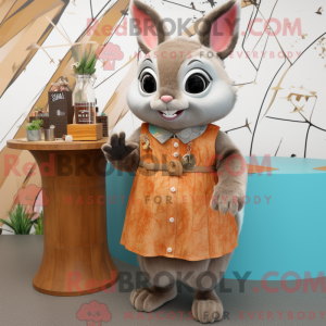 Mascot karakter van een...