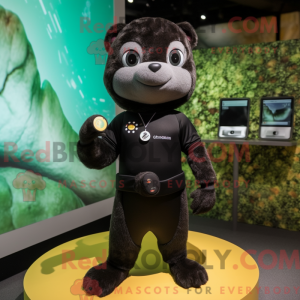 Mascot character of a Black...