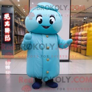 Postava maskota Cyan Dim...