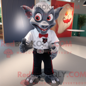 Mascot character of a Gray...