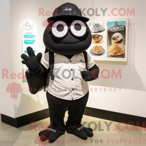 Mascot character of a Black...