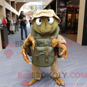 Mascot karakter van een...