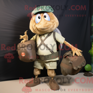 Mascot character of a Olive...
