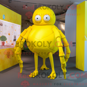 Mascot character of a Lemon...