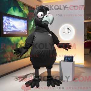 Mascot character of a Black...