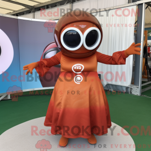 Mascot character of a Rust...
