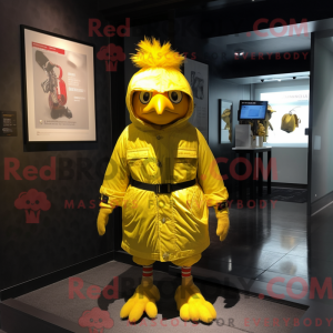 Personagem de máscara em um...