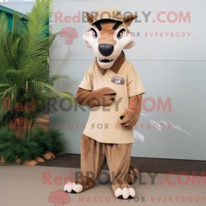 Maskot postava Tan...