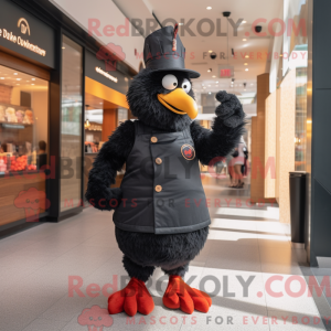Mascot character of a Black...