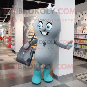 Grey Candy Box maskot...