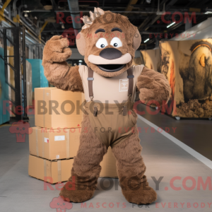 Mascot karakter van een...