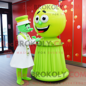 Mascot character of a Lime...