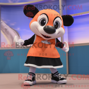 Mascot character of a Peach...