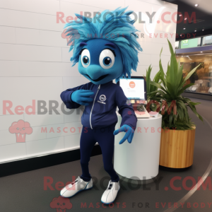 Mascot character of a Navy...
