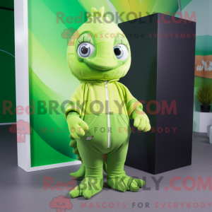 Postava maskota Lime Green...
