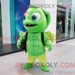 Mascot character of a Lime...
