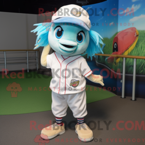 Mascot character of a White...
