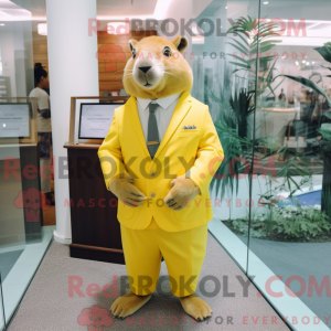 Maskot-karakter af en...