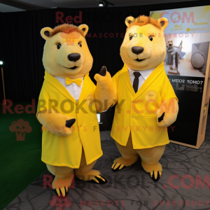 Maskot-karakter af en...