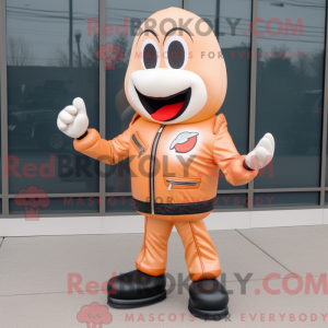 Mascot character of a Peach...