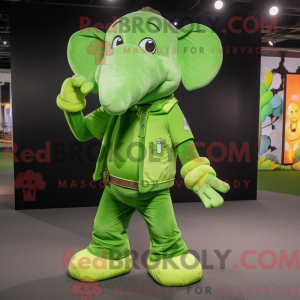 Mascot character of a Lime...