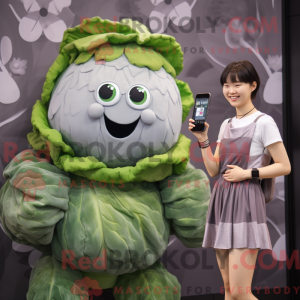 Mascot character of a Gray...