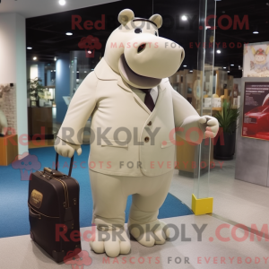 Postava maskota smetanového...