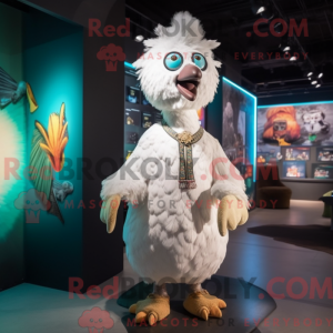 Mascot character of a White...