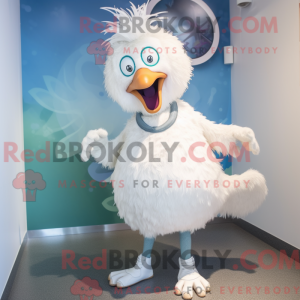Mascot character of a White...