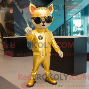Mascot character of a Gold...
