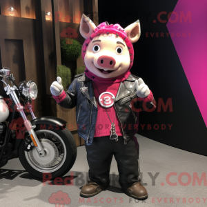 Mascot character of a...