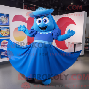 Mascottefiguur van een Blue...