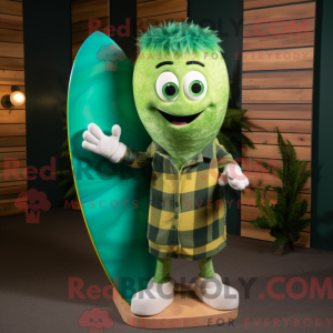 Mascot character of a Green...