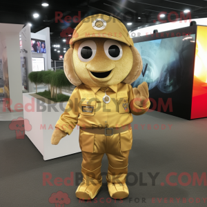 Mascot character of a Gold...