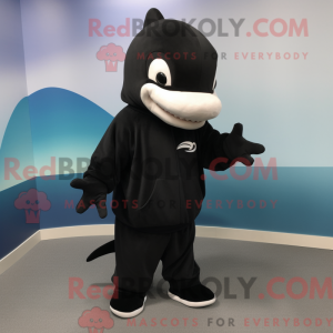 Mascot character of a Black...