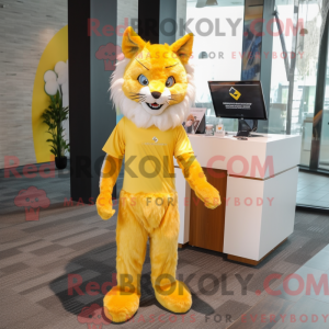 Mascot character of a...