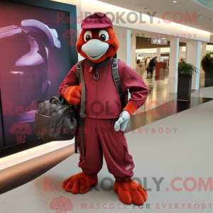 Mascot character of a...