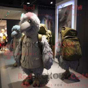 Mascot character of a Gray...