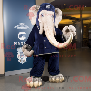 Mascot character of a Navy...